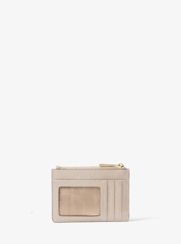 Damske Penazenky Michael Kors Leather Coin Purse Platina - Doplnky Michael Kors Lacne | VRGLQ-6875